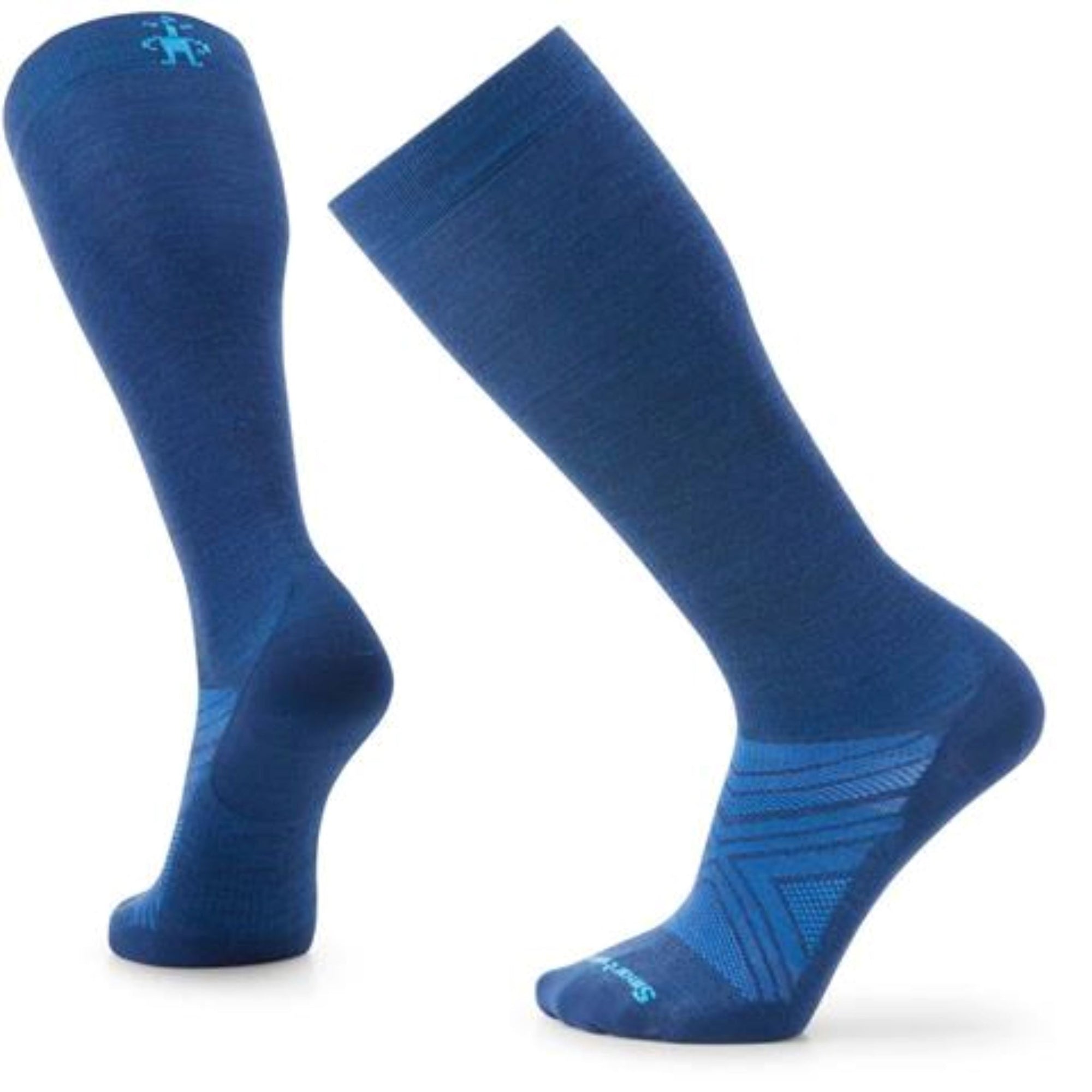 Mens Smartwool Ski Zero Cushion Socks - Alpine Blue Socks Smartwool 