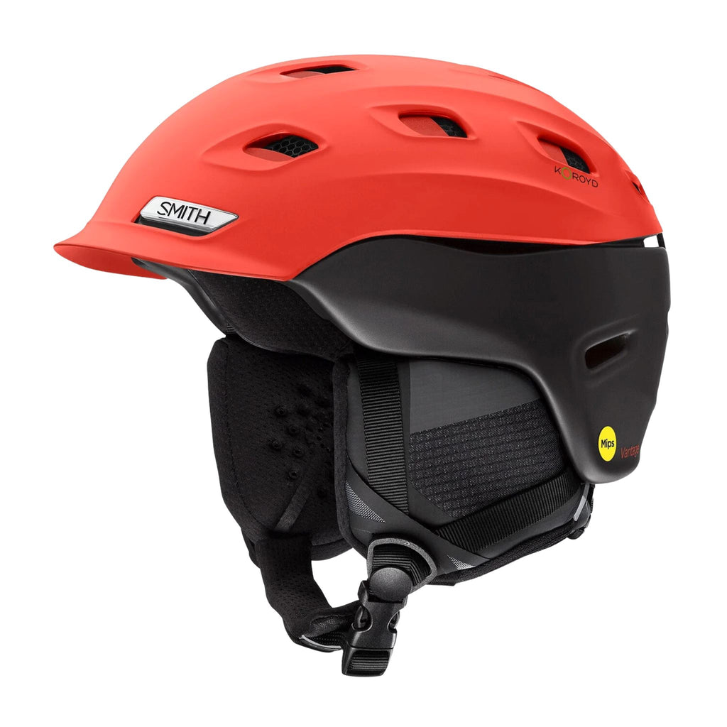 Mens Smith Vantage MIPS Helmet - Matte Poppy / Black - Snowscene