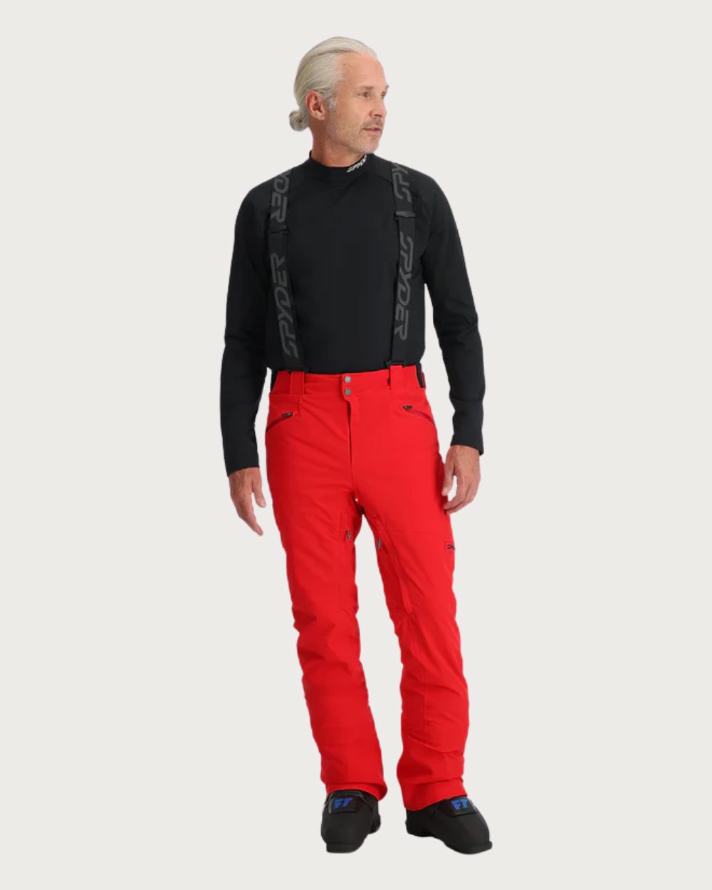 Mens Spyder Bormio Pant - Spyder Red Pants Spyder 