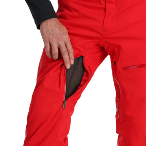 Mens Spyder Dare Pant - Spyder Red Pants Spyder 