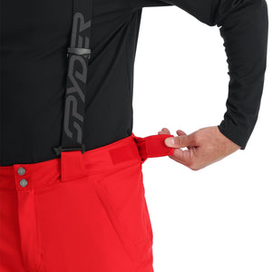 Mens Spyder Dare Pant - Spyder Red Pants Spyder 