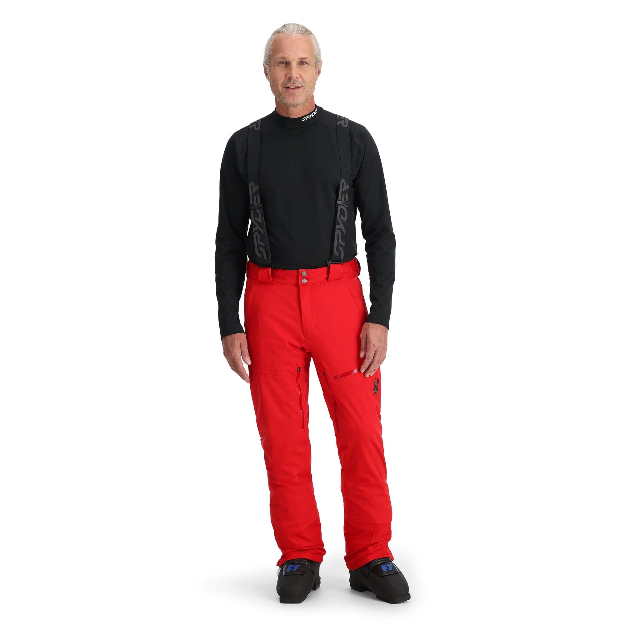 Mens Spyder Dare Pant - Spyder Red Pants Spyder 