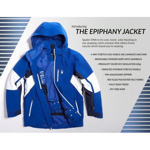 Mens Spyder Epiphany Jacket - Electric Blue Jackets Spyder 
