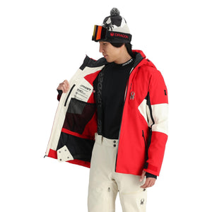 Mens Spyder Epiphany Jacket - Spyder Red Jackets Spyder 