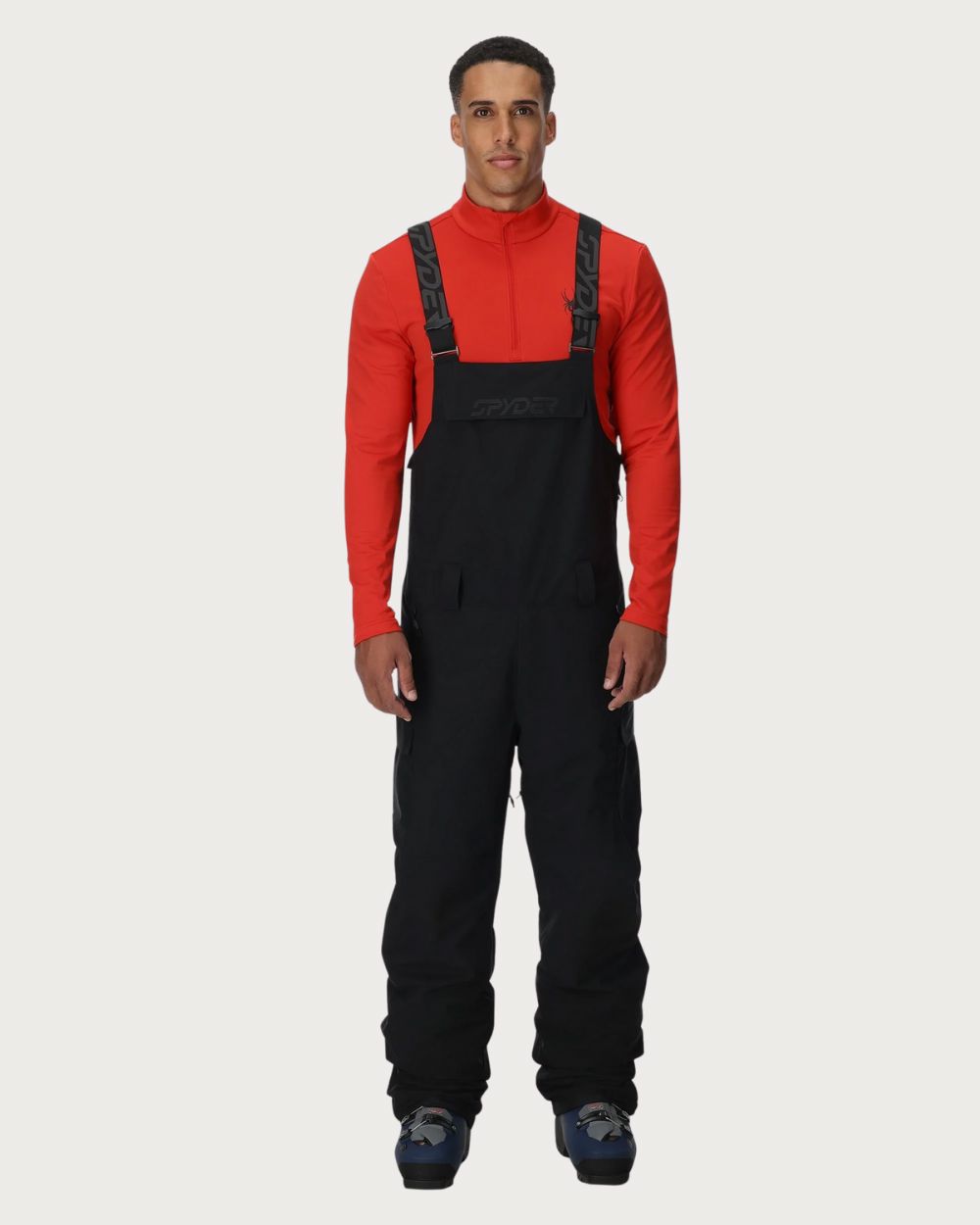 Mens Spyder Lift Bib Pants - Black Pants Spyder 