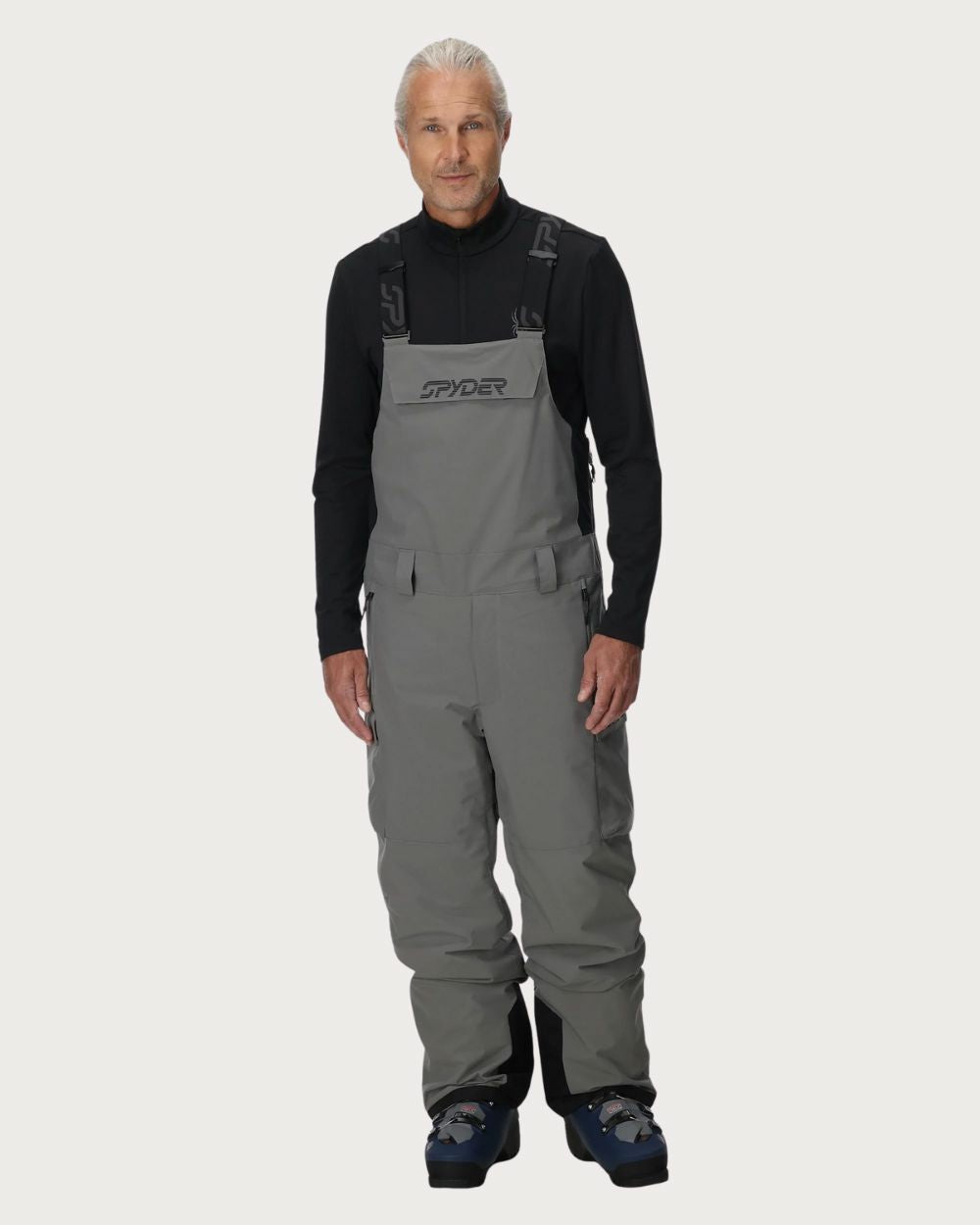Mens Spyder Lift Bib Pants - Storm Pants Spyder 
