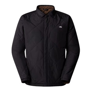 Mens The North Face Afterburner Insulated Flannel - TNF Black /  Smokey Brown