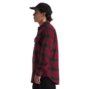 Mens The North Face Arroyo Flannel Shirt - Beetroot TNF Shadow Small Plaid Après | Travel The North Face 