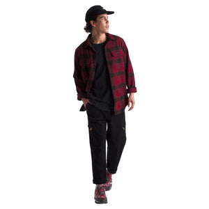 Mens The North Face Arroyo Flannel Shirt - Beetroot TNF Shadow Small Plaid Après | Travel The North Face 