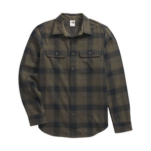 Mens The North Face Arroyo Flannel Shirt - New Taupe Green TNF Shadow Small Plaid Après | Travel The North Face S INTL / S AU 