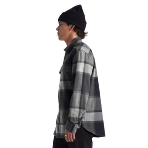 Mens The North Face Arroyo Flannel Shirt - Smoked Pearl Macro Plaid Après | Travel The North Face 