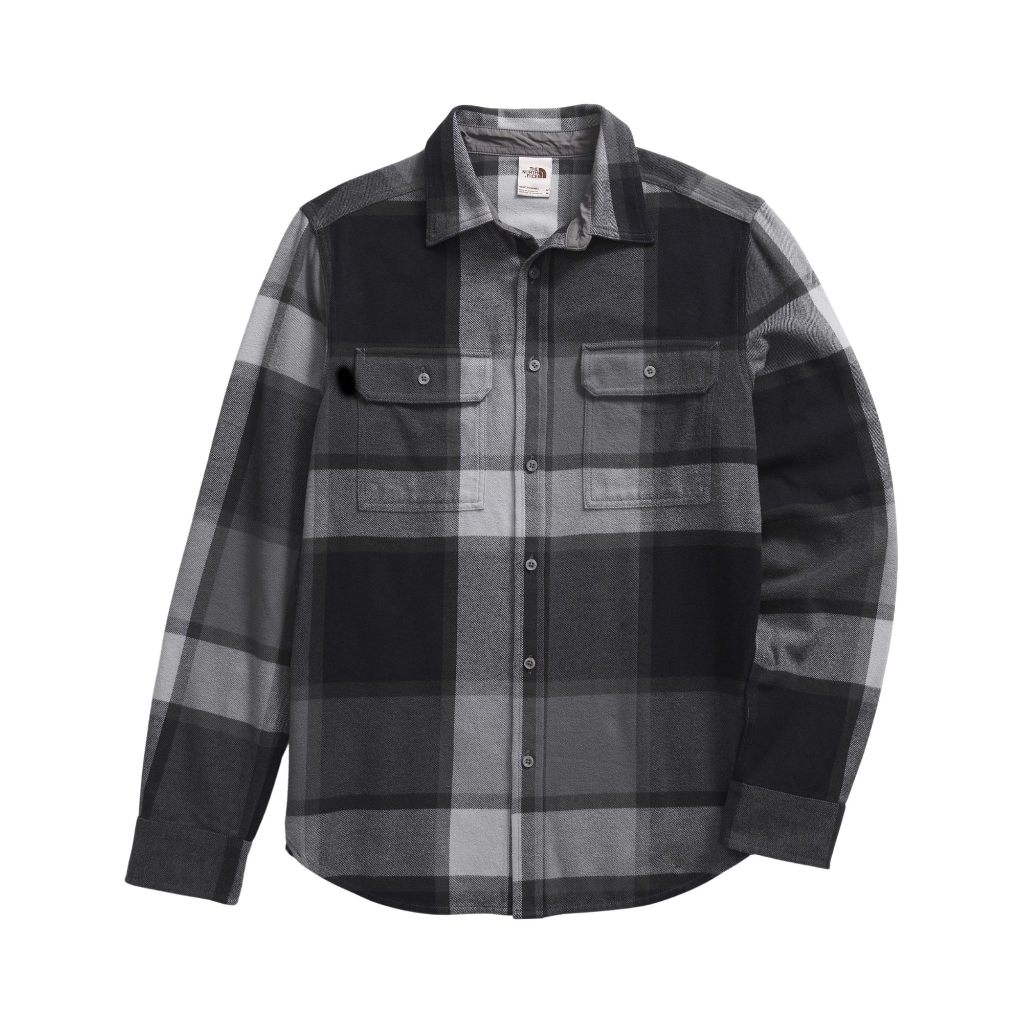 Mens The North Face Arroyo Flannel Shirt - Smoked Pearl Macro Plaid Après | Travel The North Face S INTL / S AU 