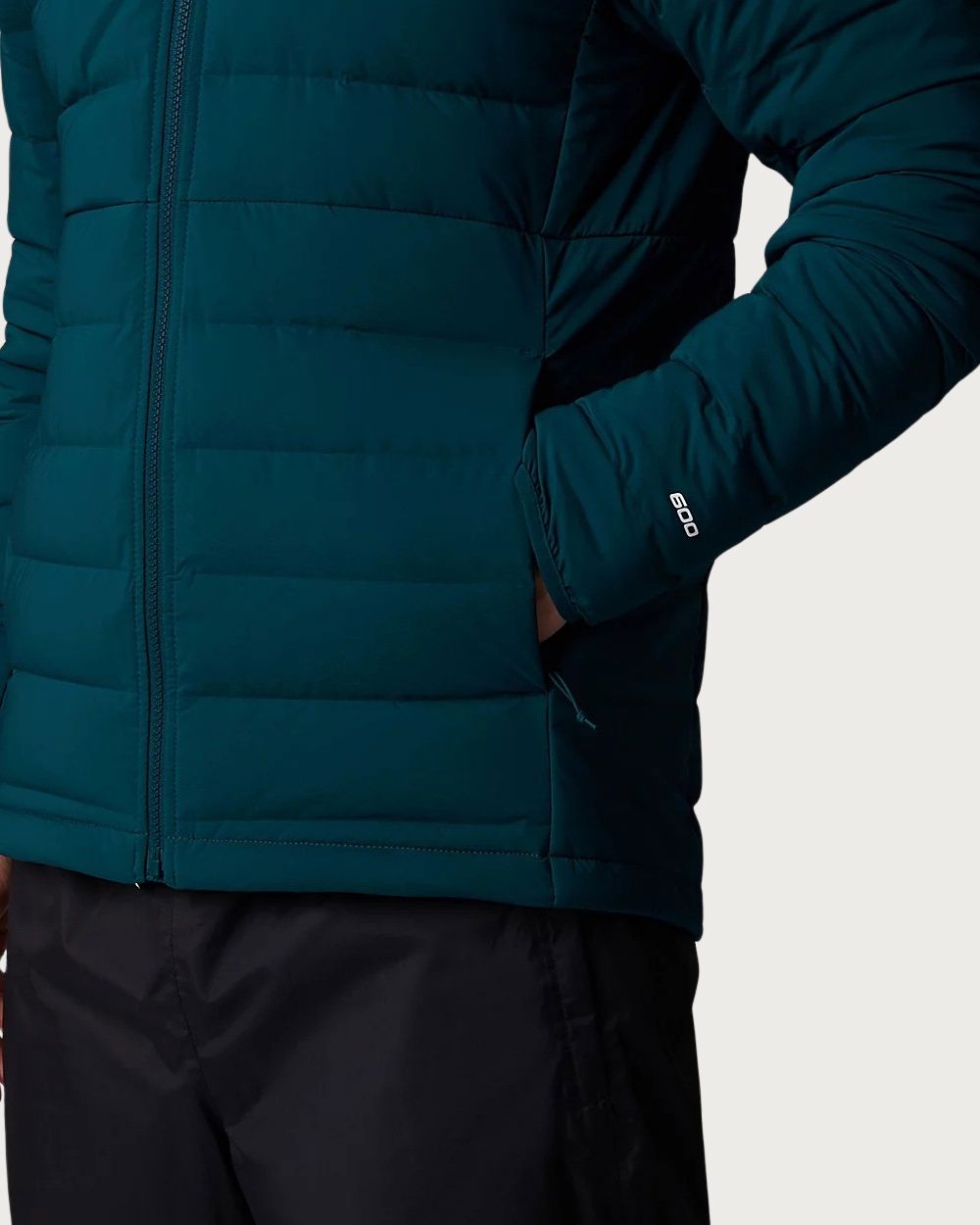 Mens The North Face Belleview Stretch Down Jacket - Midnight Petrol Jackets The North Face 