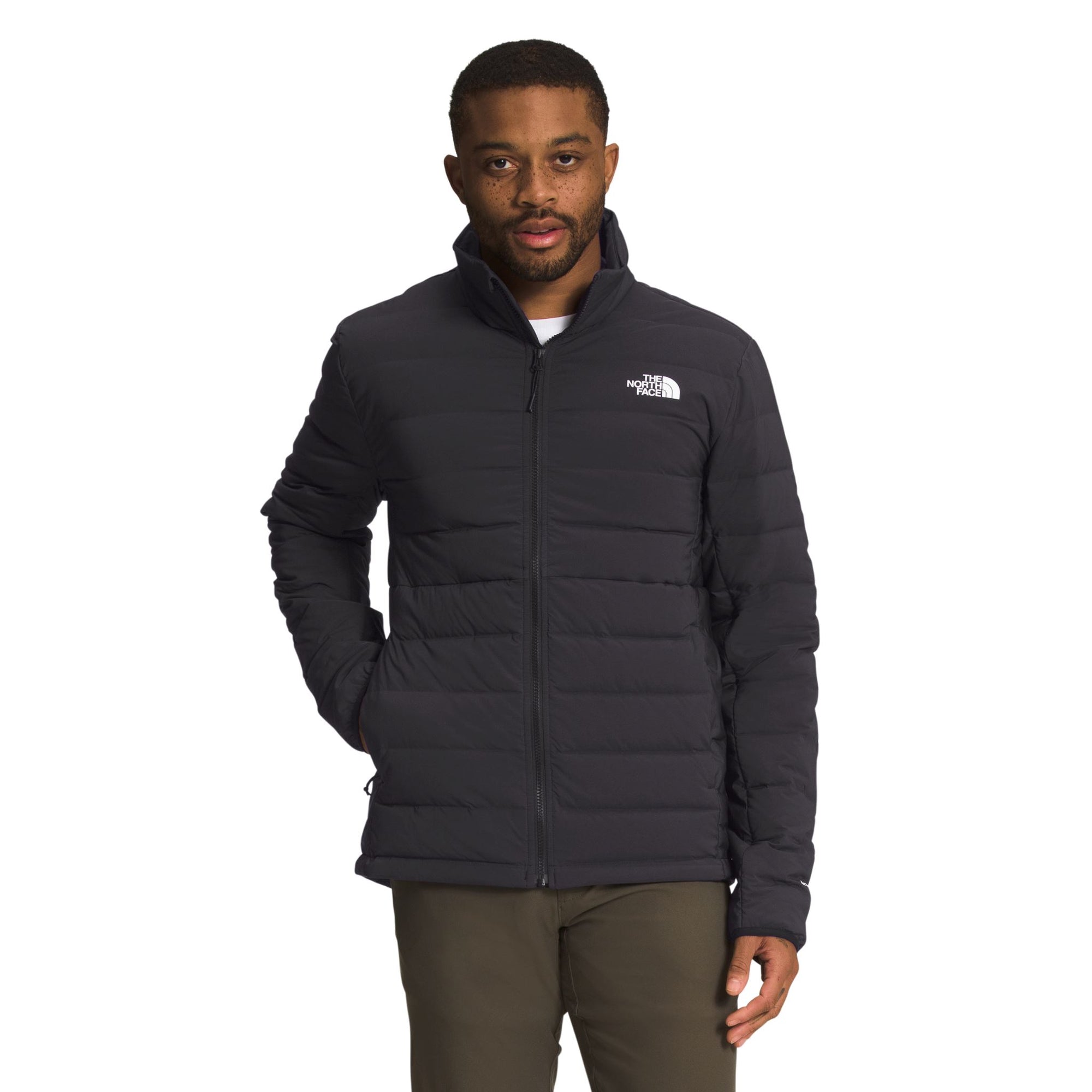 Mens The North Face Belleview Stretch Down Jacket - TNF Black