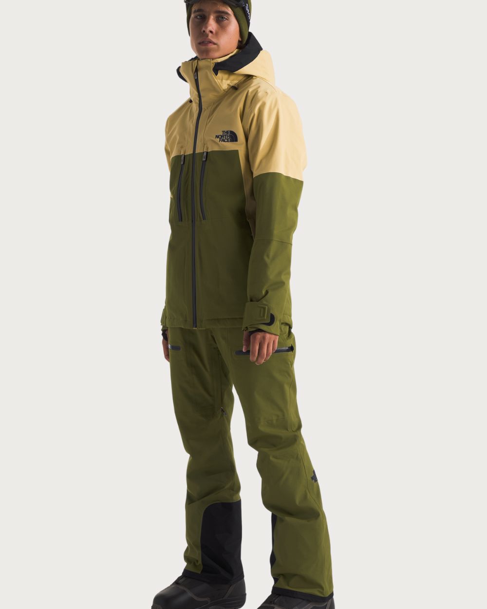 Mens The North Face Chakal Jacket - Lichen Gold / Forest Olive Jackets The North Face 