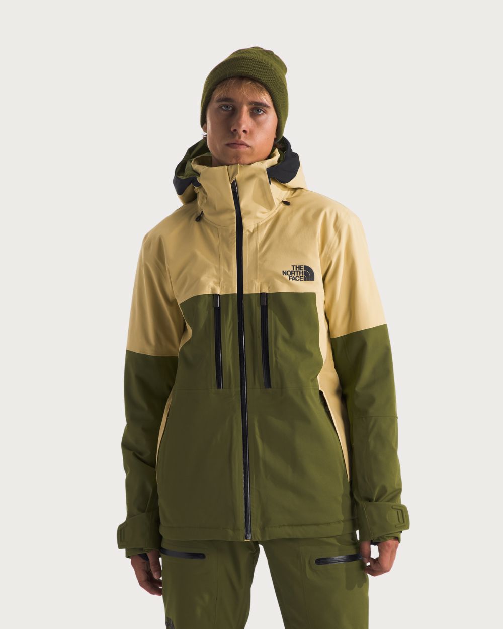 Mens The North Face Chakal Jacket - Lichen Gold / Forest Olive Jackets The North Face 