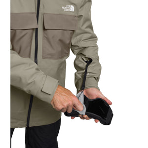 Mens The North Face Fourbarrel Triclimate Jacket - Clay Grey / TNF Black Jackets The North Face 