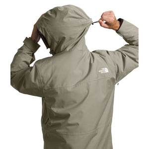 Mens The North Face Fourbarrel Triclimate Jacket - Clay Grey / TNF Black Jackets The North Face 