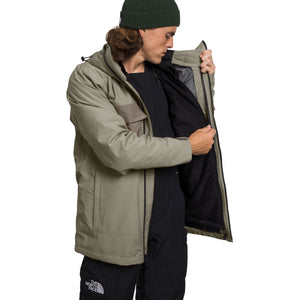 Mens The North Face Fourbarrel Triclimate Jacket - Clay Grey / TNF Black Jackets The North Face 