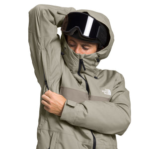 Mens The North Face Fourbarrel Triclimate Jacket - Clay Grey / TNF Black Jackets The North Face 