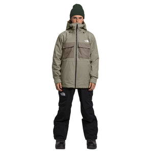 Mens The North Face Fourbarrel Triclimate Jacket - Clay Grey / TNF Black Jackets The North Face 