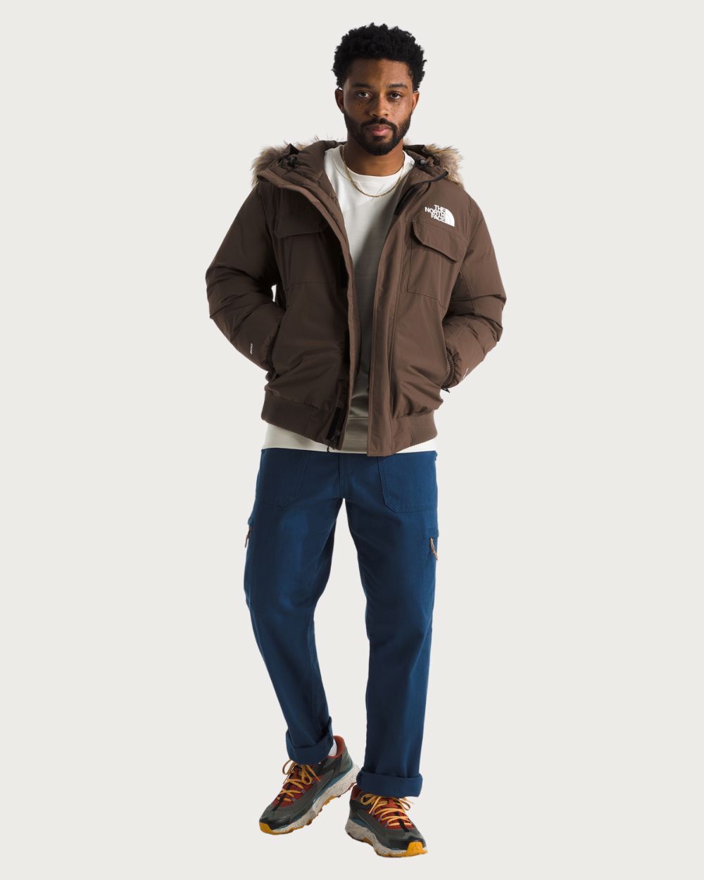 Mens The North Face McMurdo Bomber Jacket - Smokey Brown Jackets The North Face 