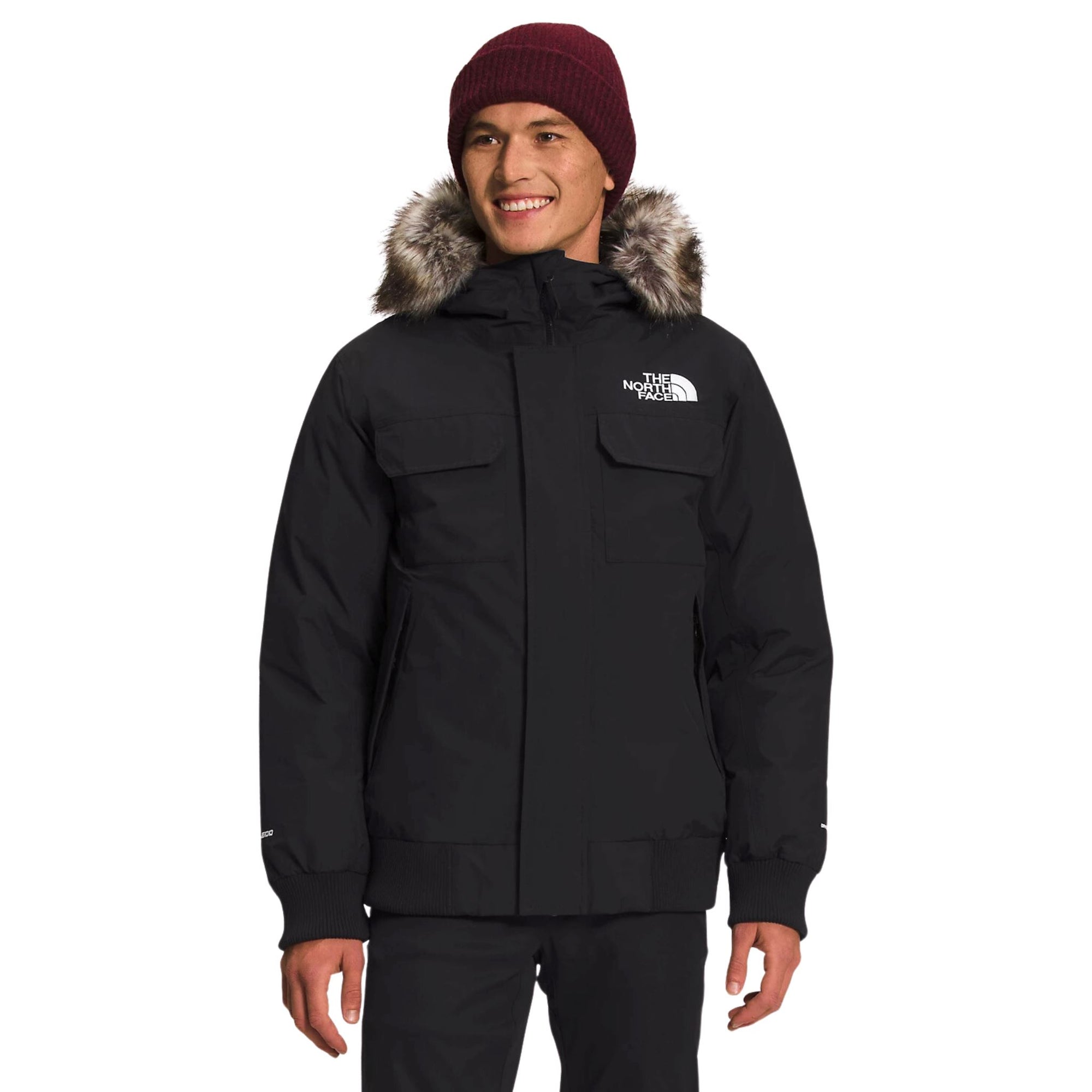 Mens The North Face McMurdo Bomber Jacket - TNF Black Jackets The North Face 