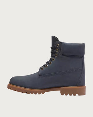 Mens Timberland Heritage Lace up - Dark Blue Nubuck Footwear Timberland 