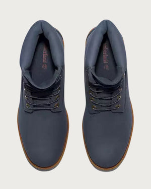 Mens Timberland Heritage Lace up - Dark Blue Nubuck Footwear Timberland 