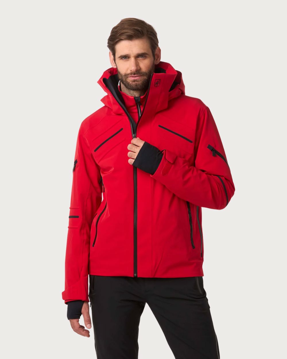 Mens Toni Sailer Kurt Jacket - Signal Red Jackets Toni Sailer 