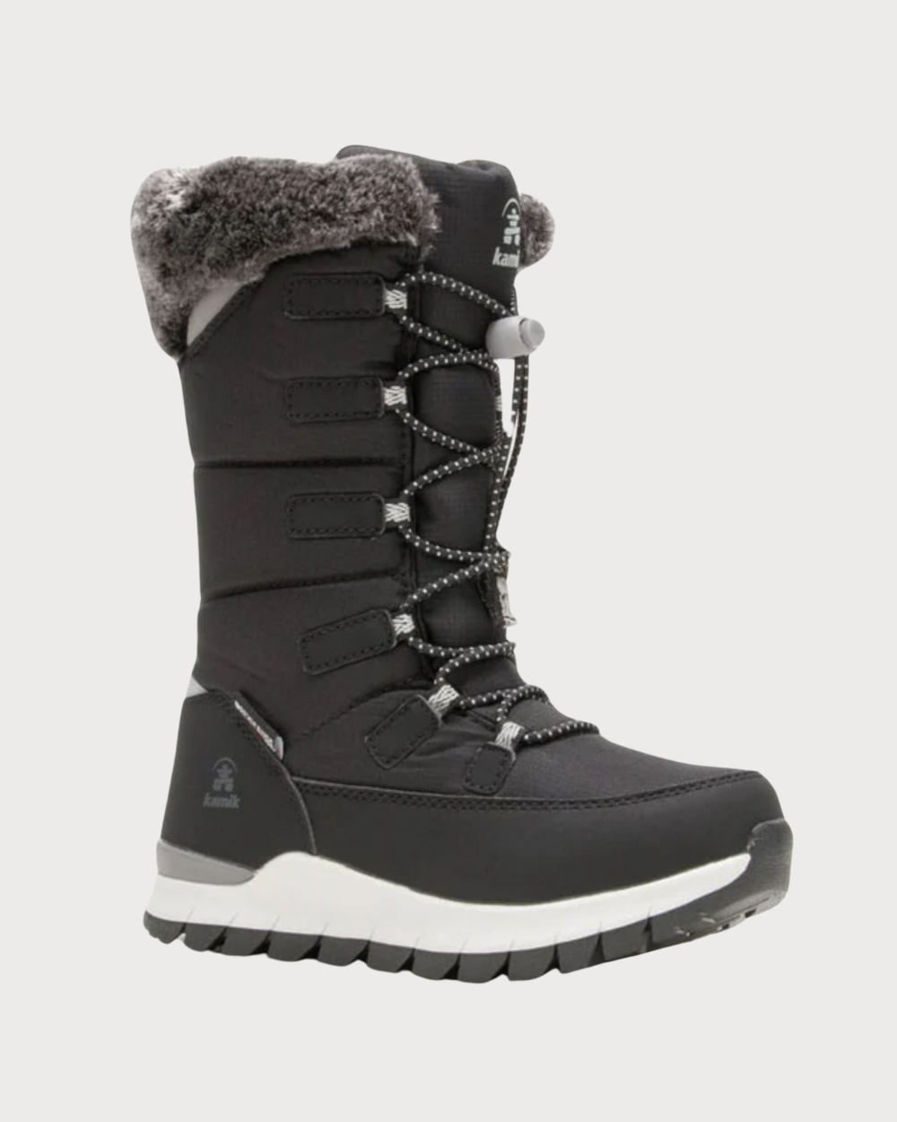 Kids Kamik Prairie 2 Waterproof Boot - Black