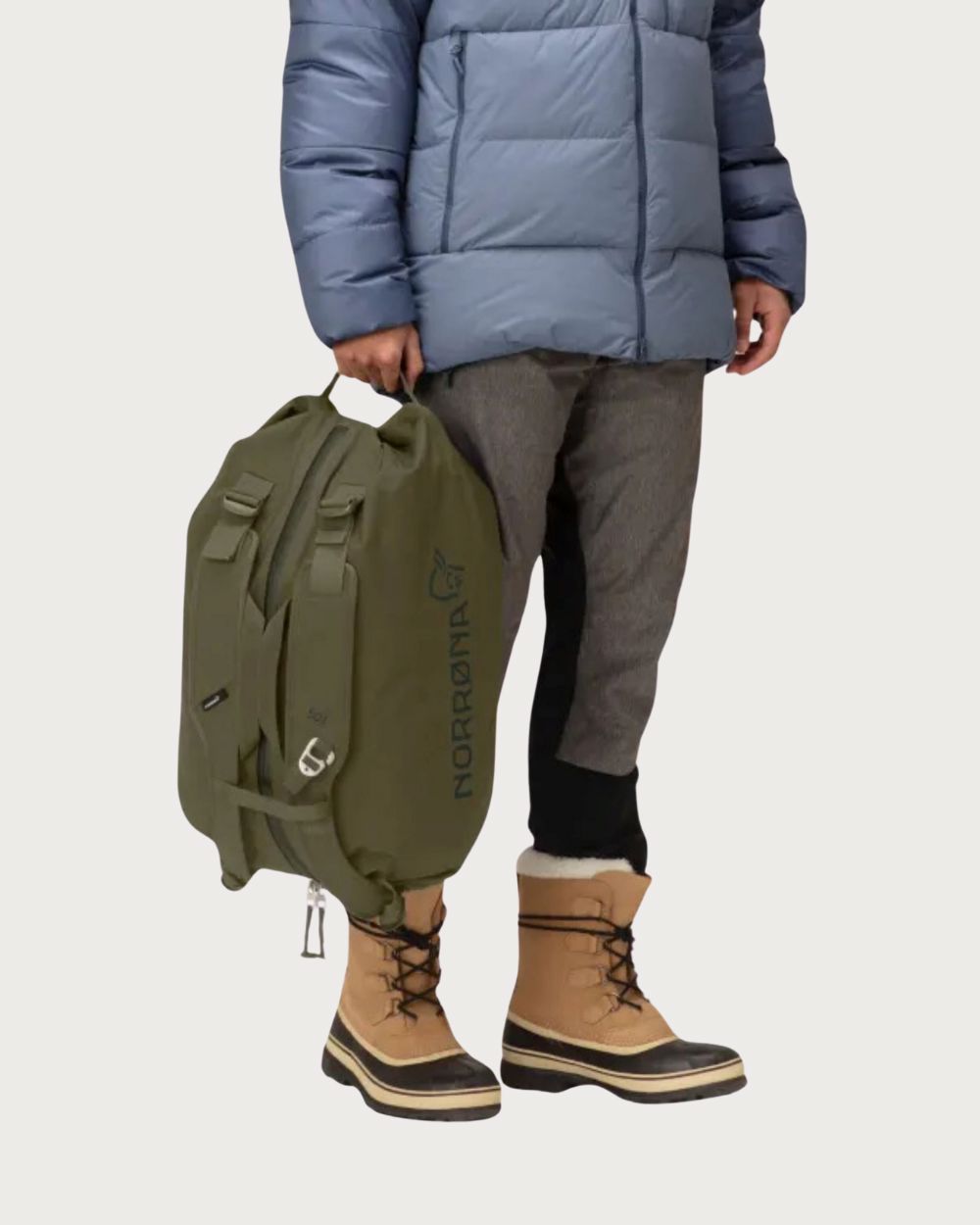 Norrøna 50L Duffel Bag - Olive Night Travel Accessories Norrøna 