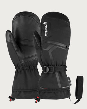 Reusch Down Spirit GORE-TEX Mitten - Black/Silver Mittens Reusch 7.0 / XXS 
