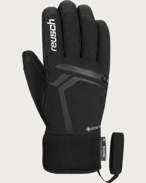Reusch Down Spirit GORE-TEX Short Cuff Glove - Black/Silver Gloves Reusch 