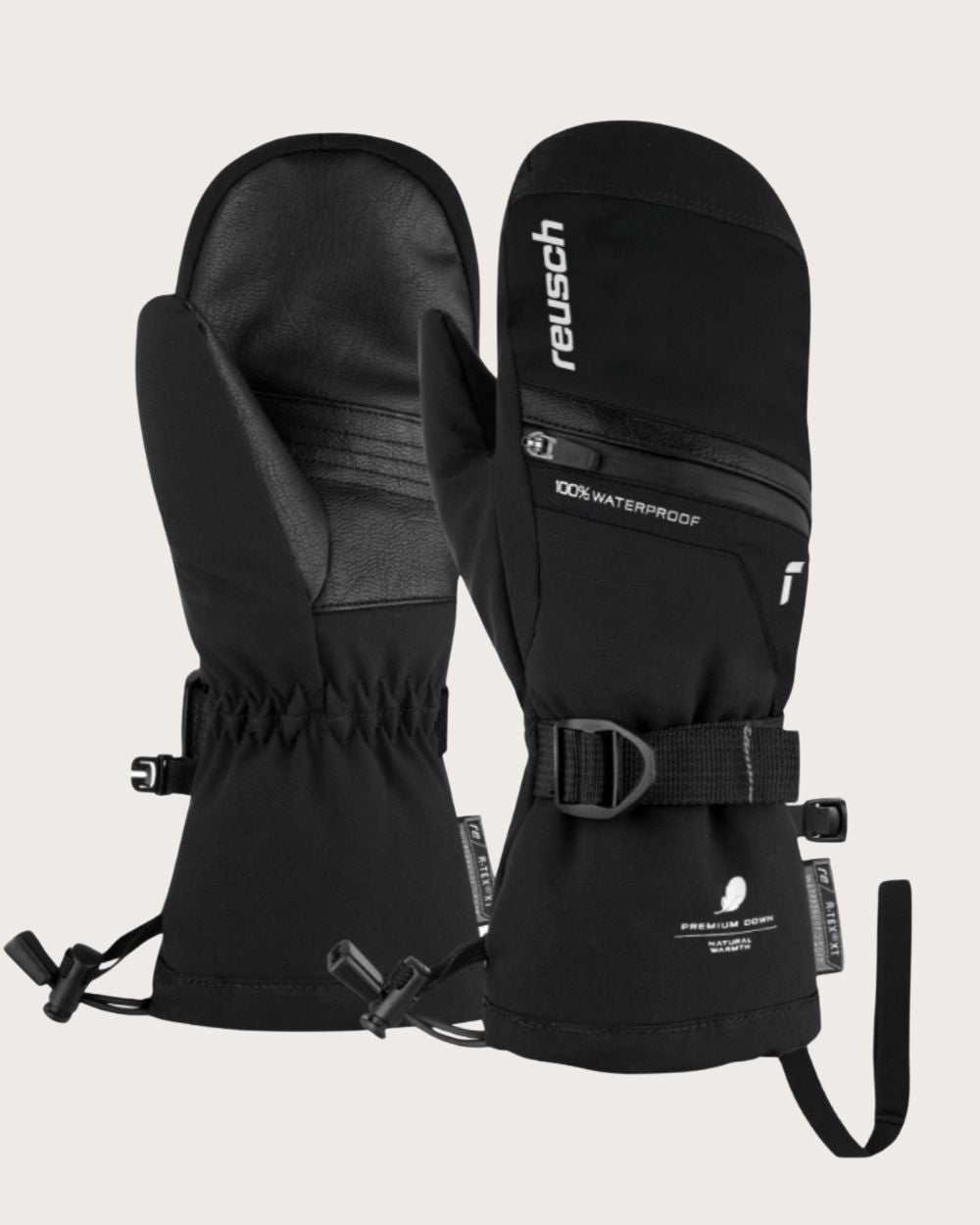 Reusch Kaden Down Infants R-Tex XT Mitten - Black Mittens Reusch 