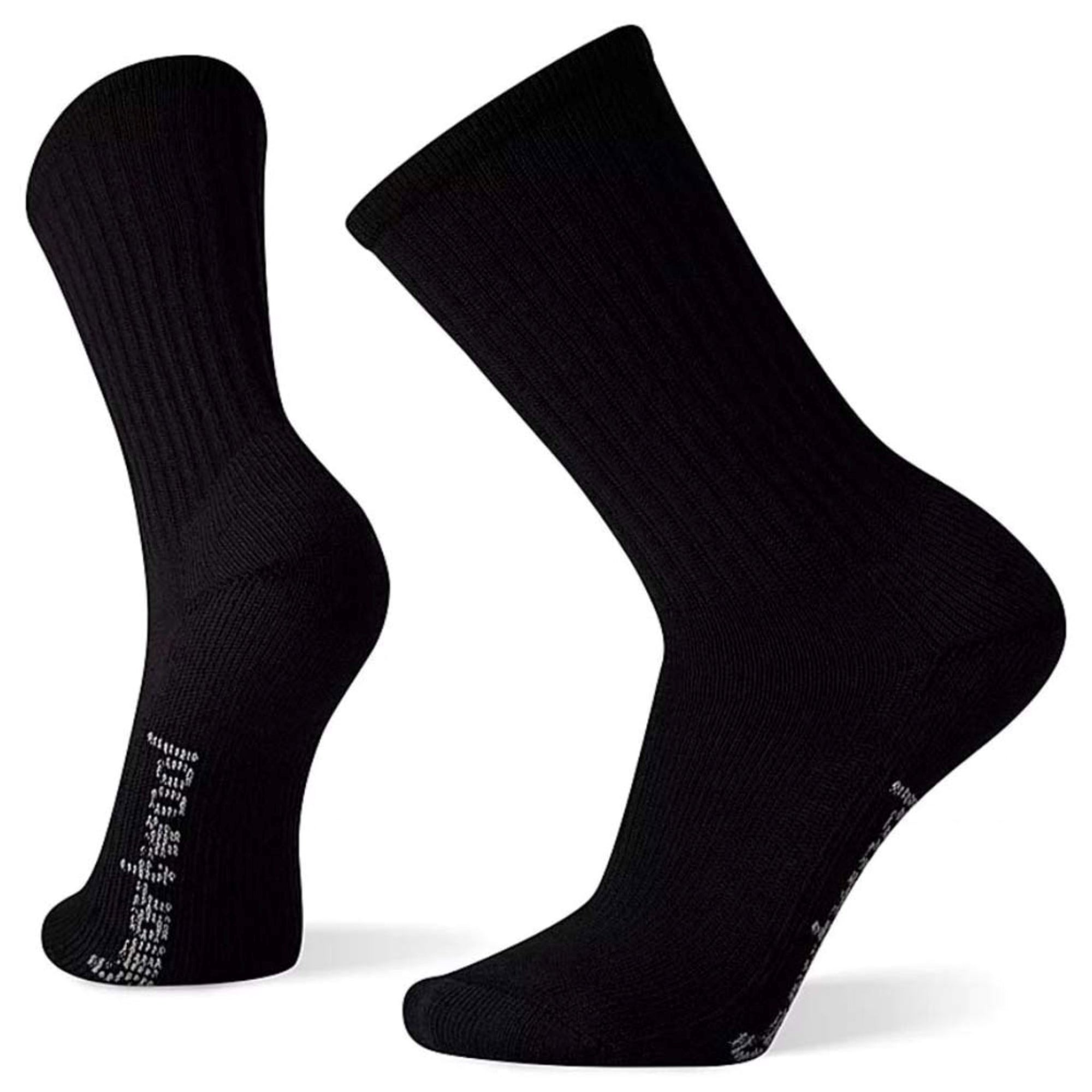 Smartwool Hike Classic Light Cushion Solid Crew - Black Socks Smartwool 