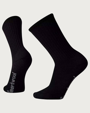 Smartwool Hike Classic Light Cushion Solid Crew - Black Socks Smartwool 