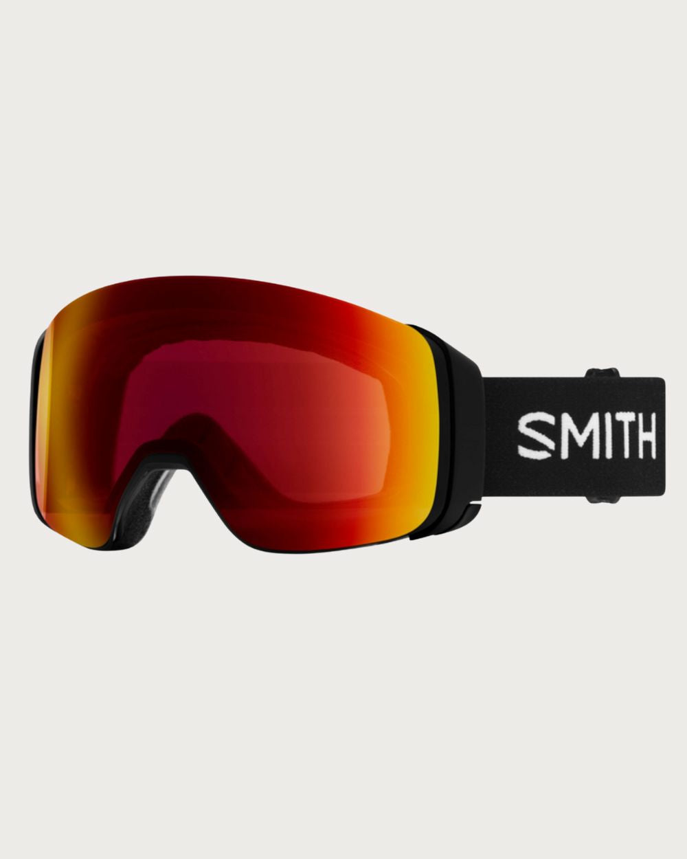 Smith 4D MAG Goggles (Medium Fit)- Black ChromaPop Everyday Red Mirror Goggles Smith 