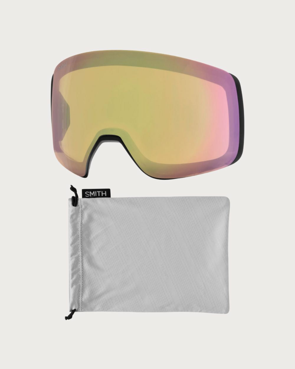 Smith 4D MAG Goggles (Medium Fit)- Black ChromaPop Everyday Red Mirror Goggles Smith 