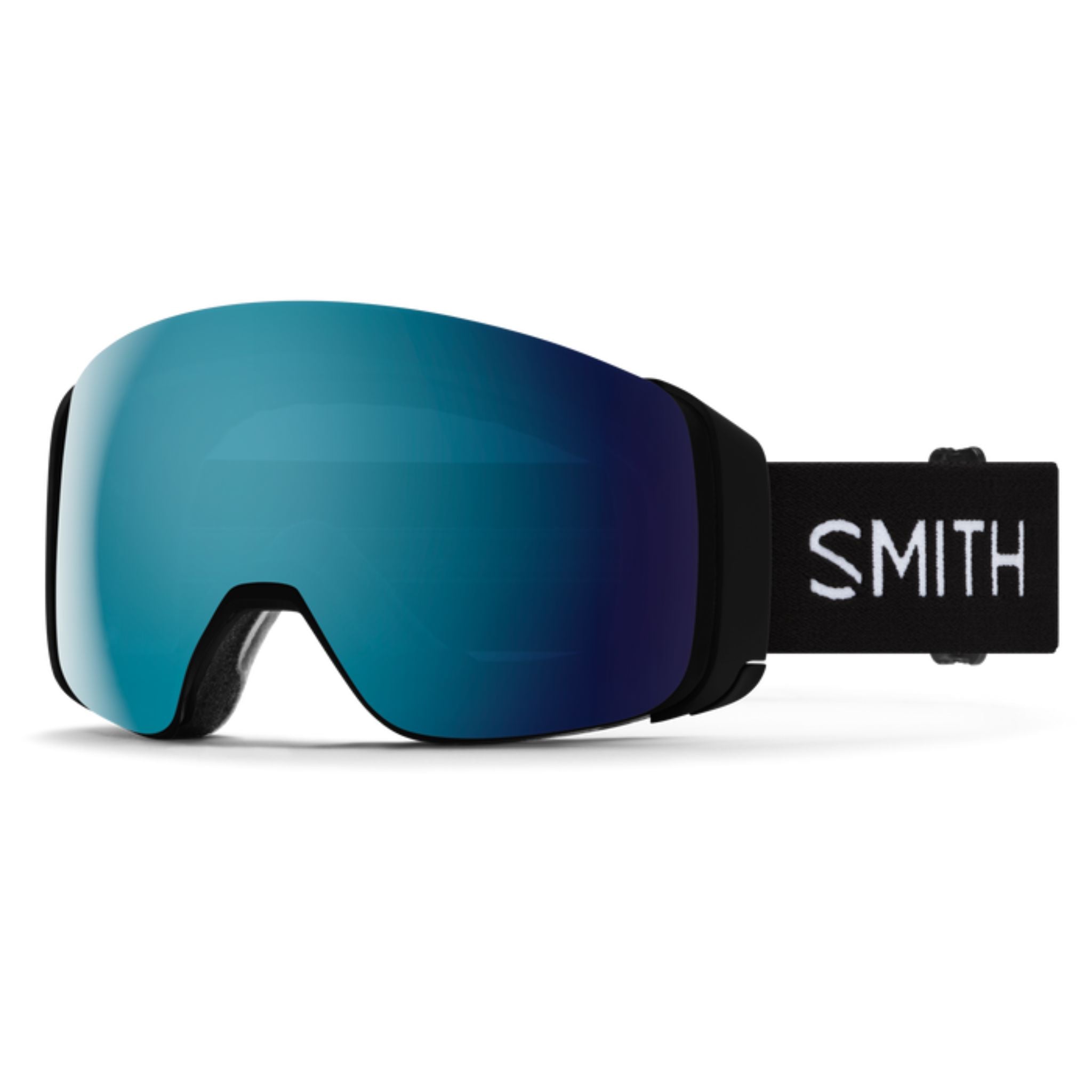 Smith 4D MAG Goggles (Medium Fit) - Black ChromaPop Sun Blue Mirror Goggles Smith 