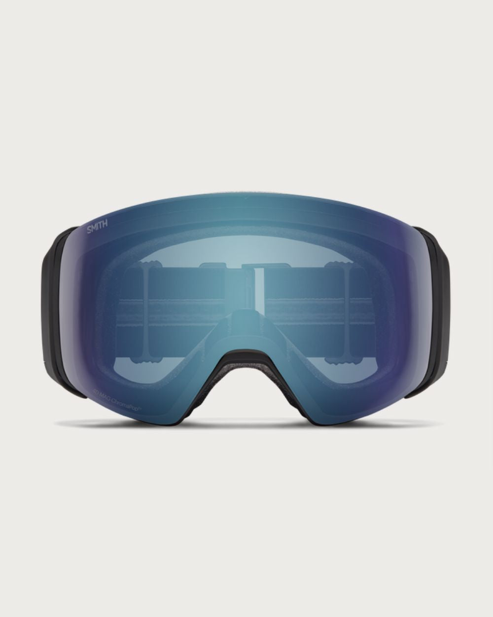 Smith 4D MAG Goggles (Medium Fit) - Black ChromaPop Sun Blue Mirror Goggles Smith 