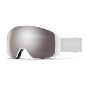 Smith 4D MAG Goggles (Medium Fit) - White Vapor ChromaPop Sun Platinum Mirror