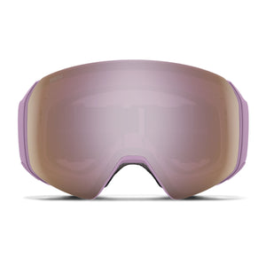 Smith 4D MAG S Goggles (Small Fit) - Proper Pink Paint Brush ChromaPop Everyday Rose Gold Mirror Goggles Smith 