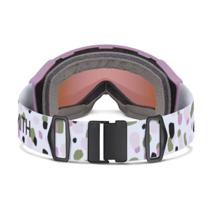 Smith 4D MAG S Goggles (Small Fit) - Proper Pink Paint Brush ChromaPop Everyday Rose Gold Mirror Goggles Smith 