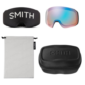 Smith 4D MAG S Goggles (Small Fit) - Proper Pink Paint Brush ChromaPop Everyday Rose Gold Mirror Goggles Smith 