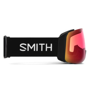 Smith 4D MAG XL Goggles (Large Fit) - Black ChromaPop Photochromic Red Mirror Goggles Smith 