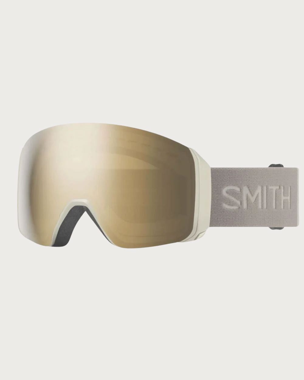Smith 4D MAG XL Goggles (Large Fit) - Chalk ChromaPop Sun Black Gold Mirror Goggles Smith 