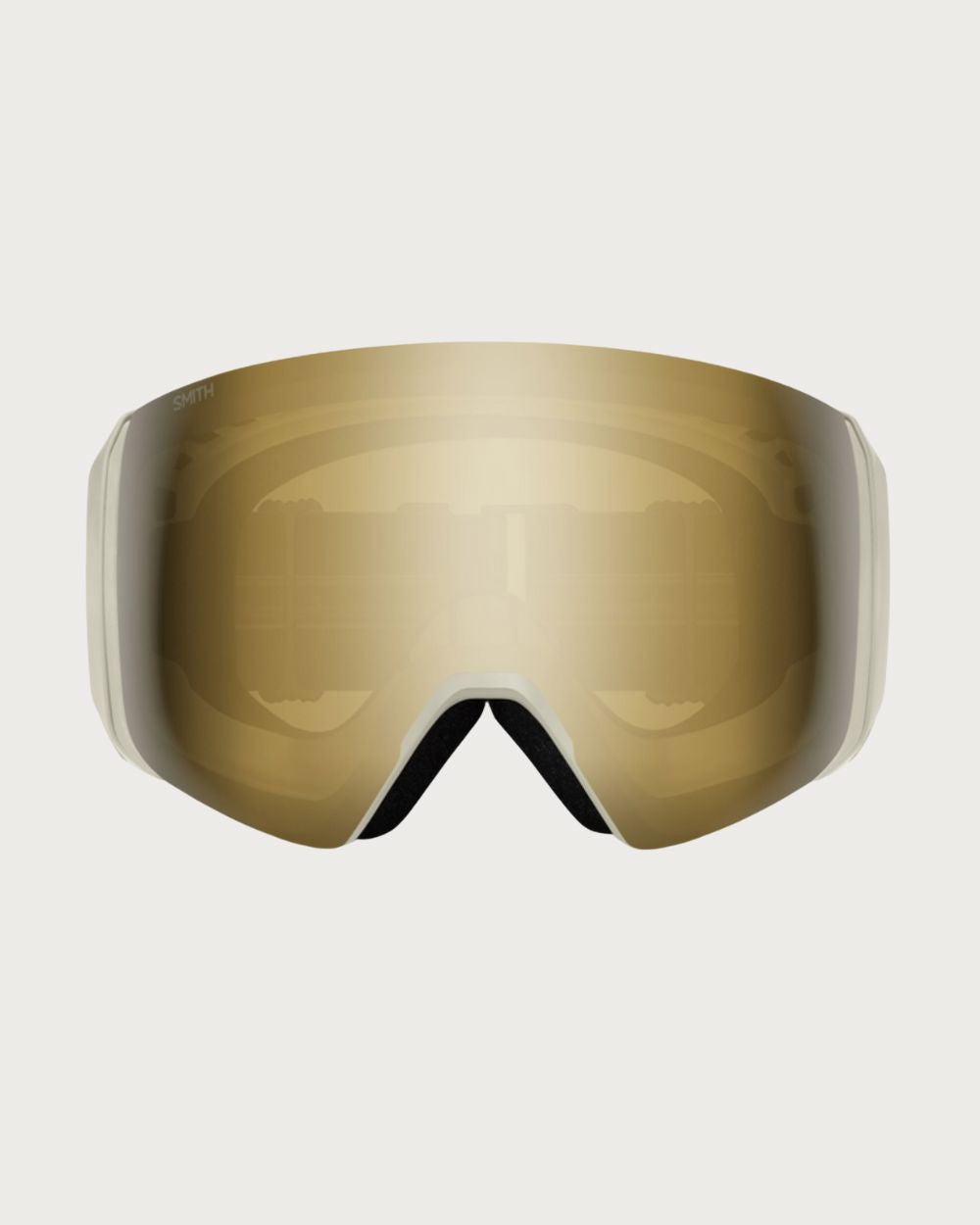 Smith 4D MAG XL Goggles (Large Fit) - Chalk ChromaPop Sun Black Gold Mirror Goggles Smith 