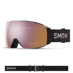 Smith I/O MAG Goggles (Medium Fit) - Black ChromaPop Everyday Rose Gold Mirror Goggles Smith 