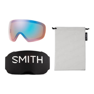 Smith I/O MAG Goggles (Medium Fit) - Black ChromaPop Everyday Rose Gold Mirror Goggles Smith 